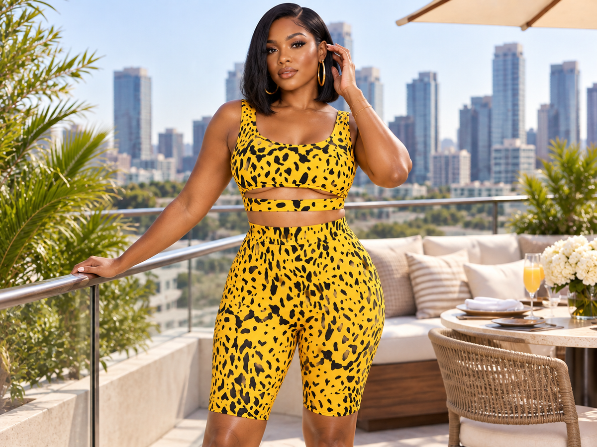 All Spotted Up Baddie Two-Set