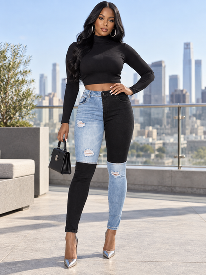 Patch Work Baddie Jeans