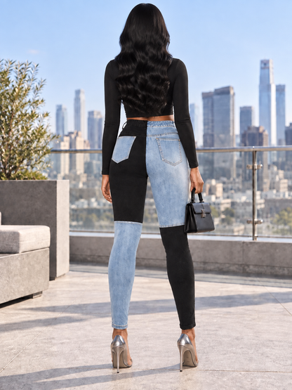 Patch Work Baddie Jeans