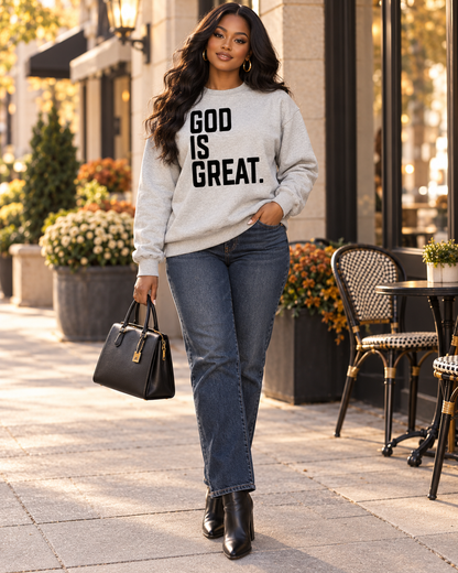 God Is Great Baddie Sweater