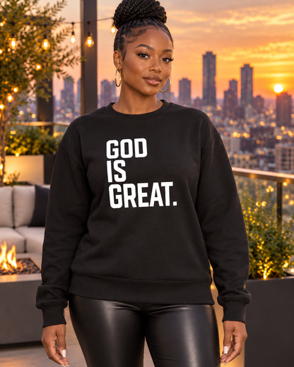 God Is Great Baddie Sweater