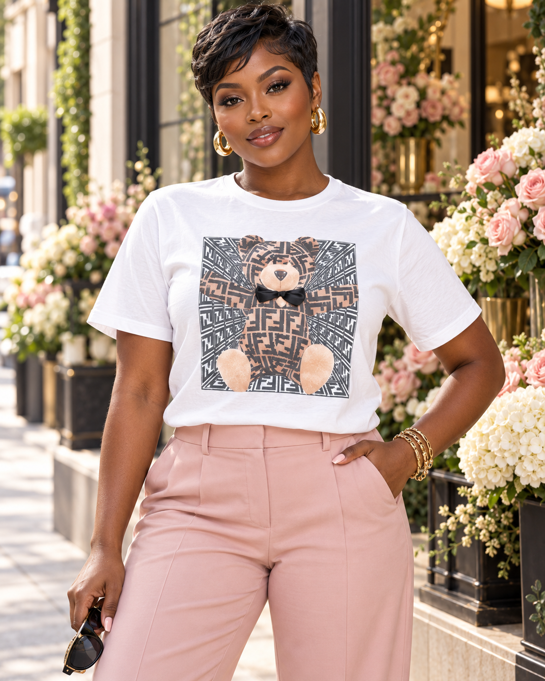 Ambitions Baddie FF Bear T-Shirt