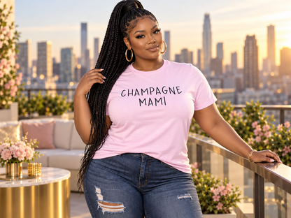 Champagne Mami Plus T-Shirt