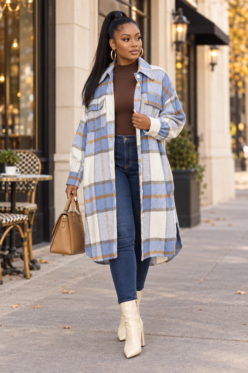 Betsy Baddie Flannel Shacket