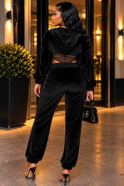 Natalia Baddie Velour Set