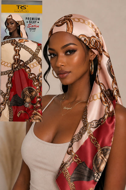 Baddie Link Satin Scarf
