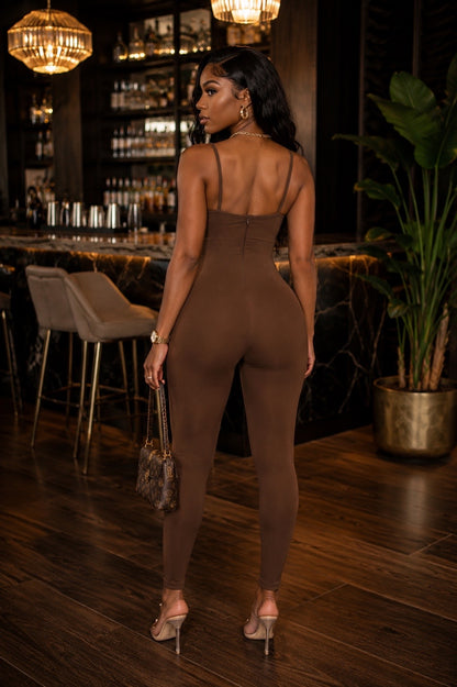 Brown Sugar Baddie Jumpsuit