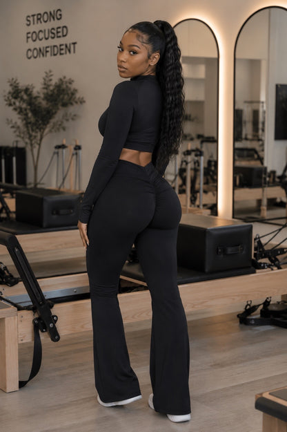 Yoga Me Please Scrunch Baddie Pants