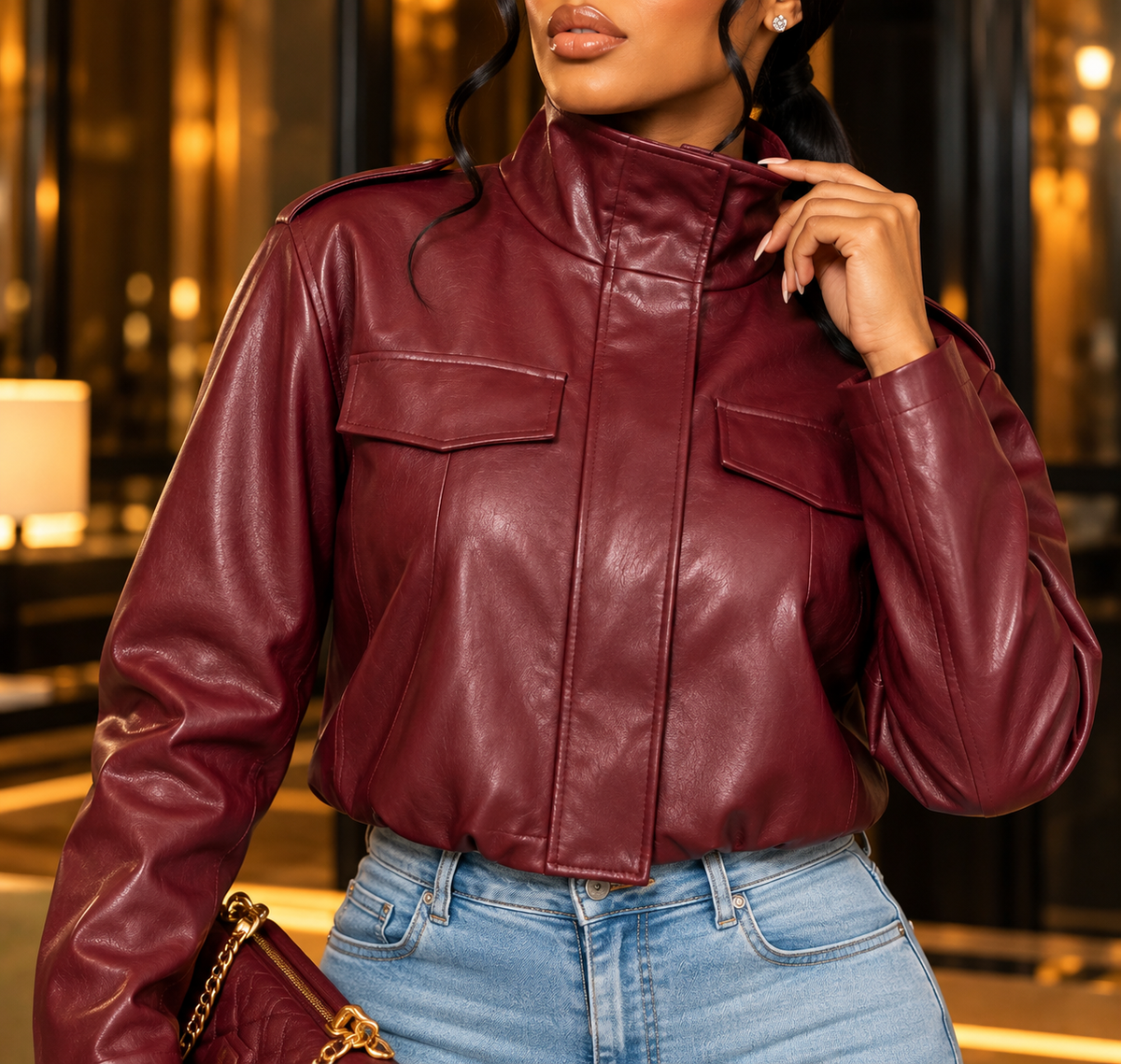 Rich Intentions Baddie Jacket