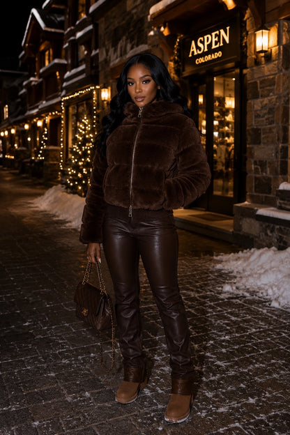 Luxe Baddie Faux Fur Hoodie