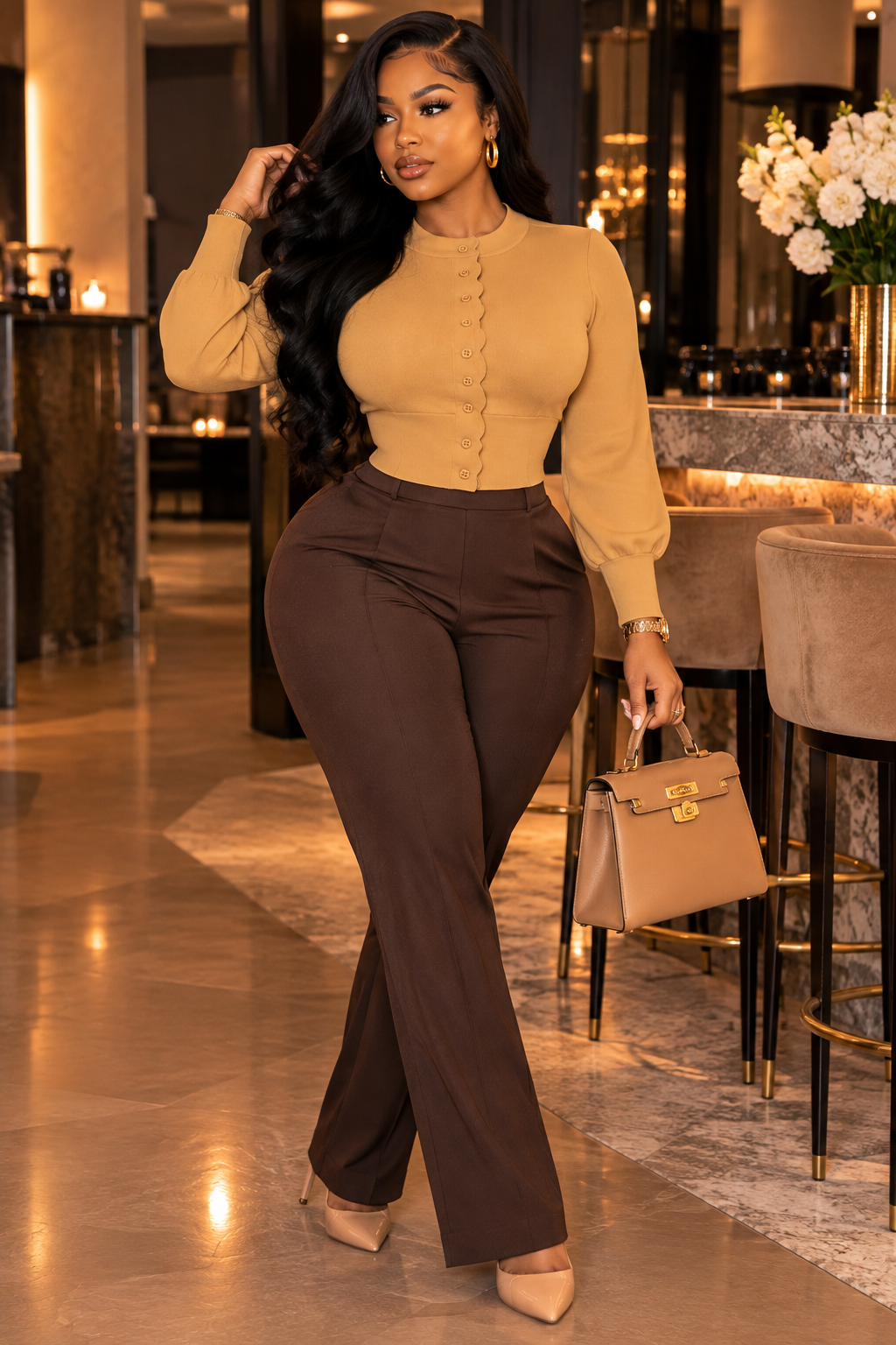Pretty & Poised Baddie Cardigan