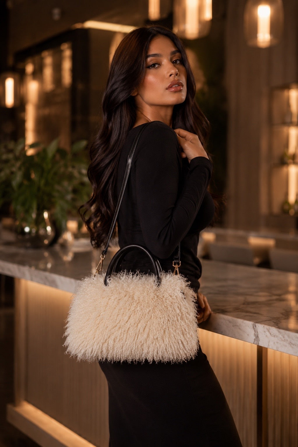 Baddie Fur Purse