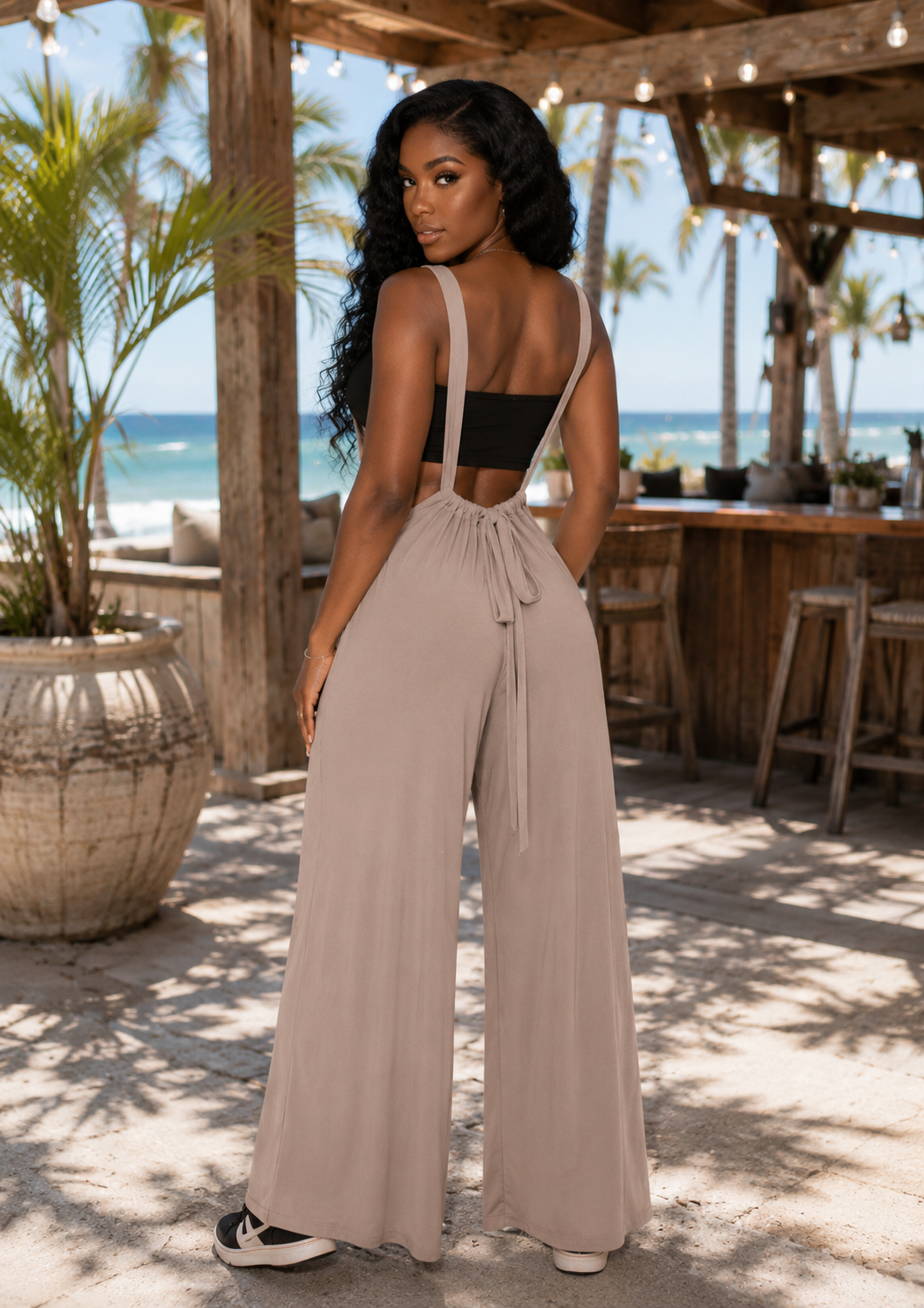 Kylie Baddie Suspender Jumpsuit