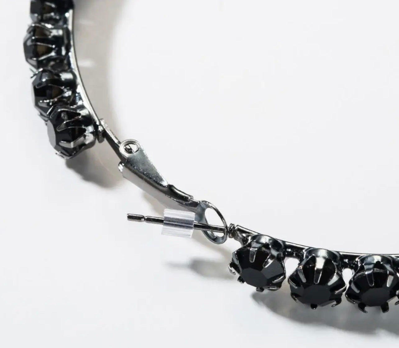 Baddie Rhinestone Hoops - Baddie Kouture Boutique 