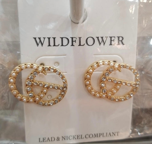 Half and Half Baddie Earrings - Baddie Kouture Boutique 
