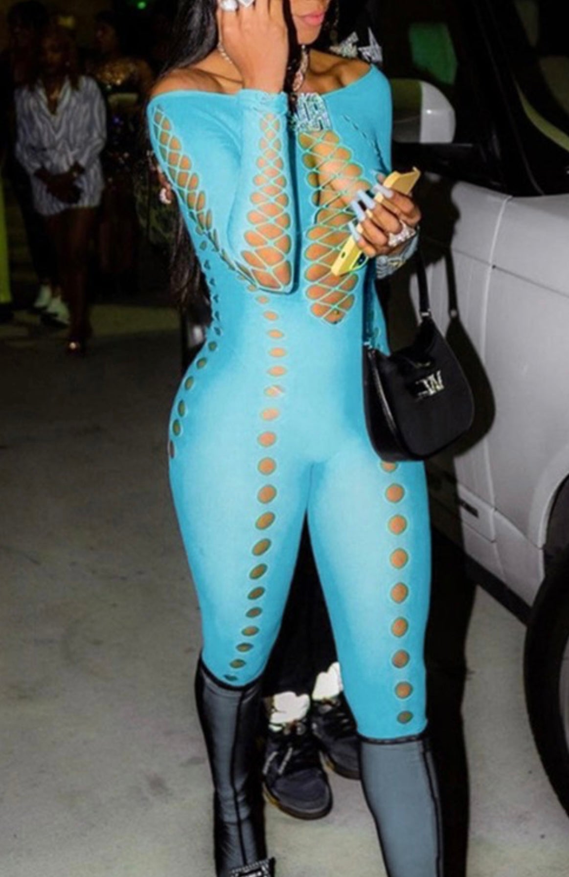 Mercedes Baddie Jumpsuit - Baddie Kouture Boutique 