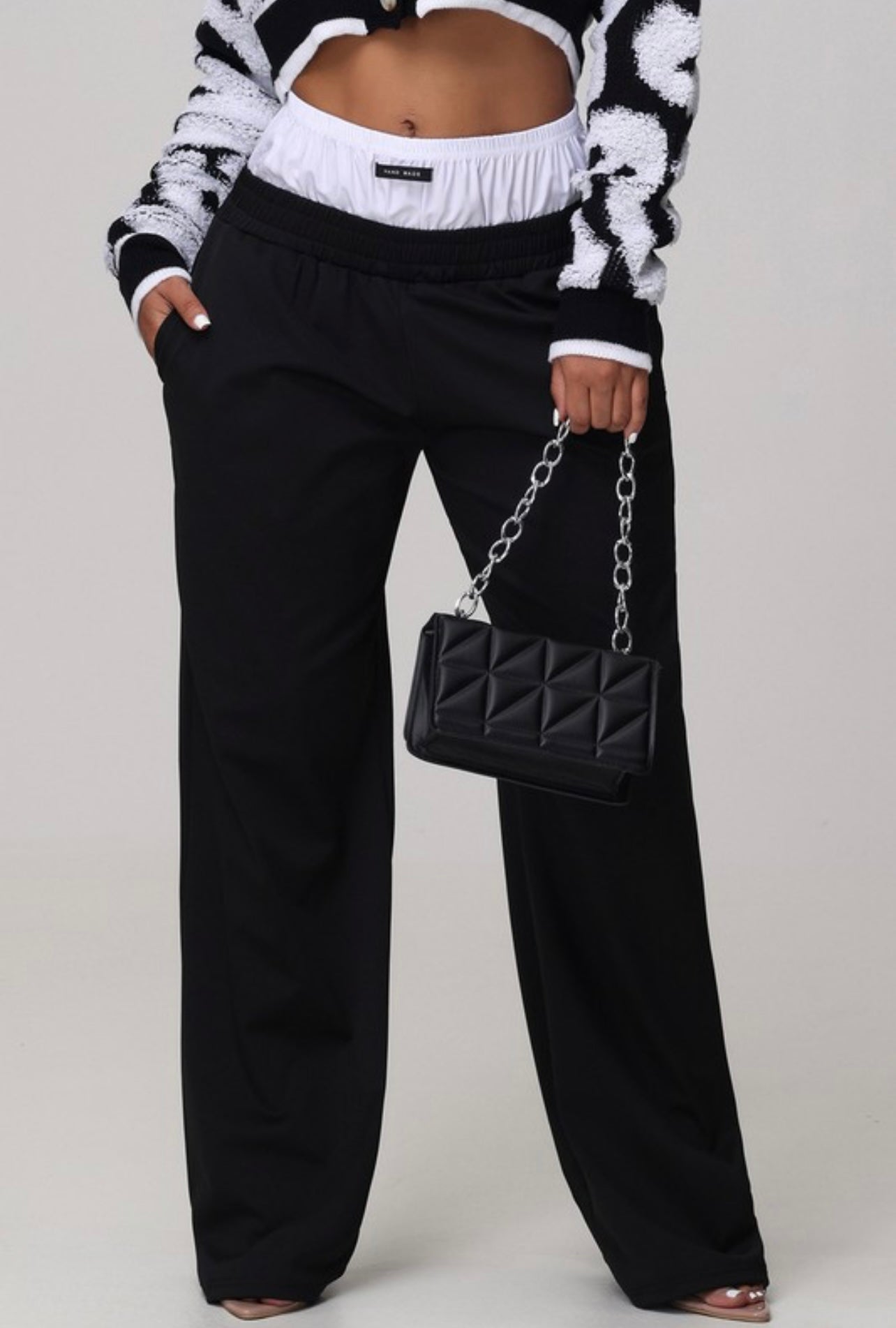 Posh Baddie Double Trouser - Baddie Kouture Boutique 