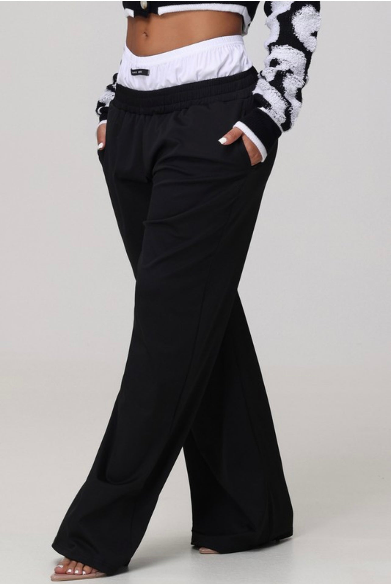 Posh Baddie Double Trouser - Baddie Kouture Boutique 