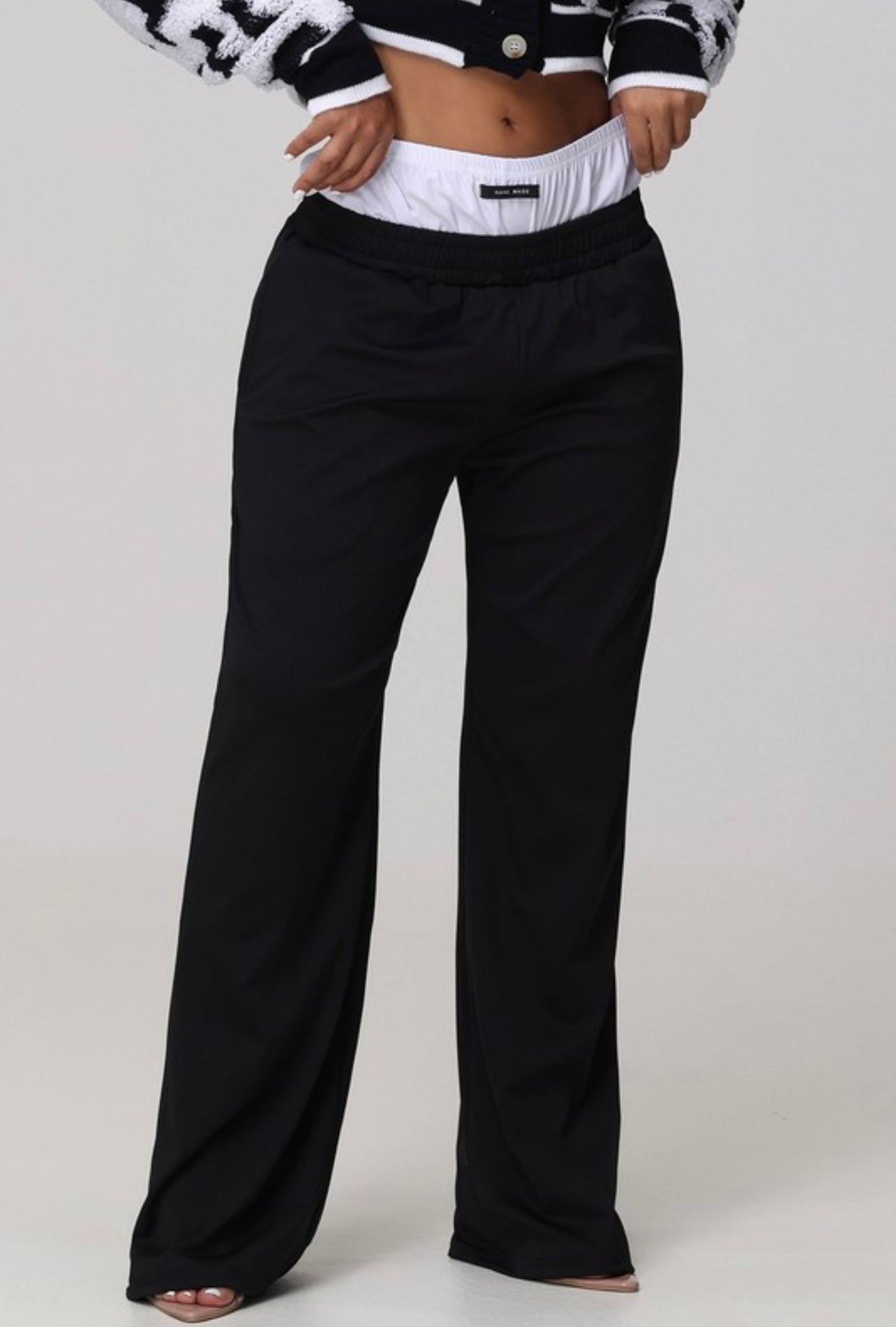 Posh Baddie Double Trouser - Baddie Kouture Boutique 