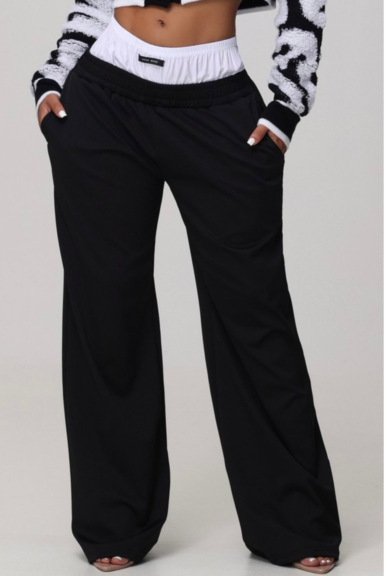 Posh Baddie Double Trouser - Baddie Kouture Boutique 