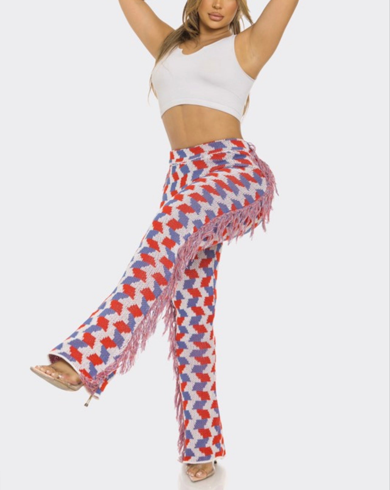 Griselda Baddie Tassel Pants - Baddie Kouture Boutique 