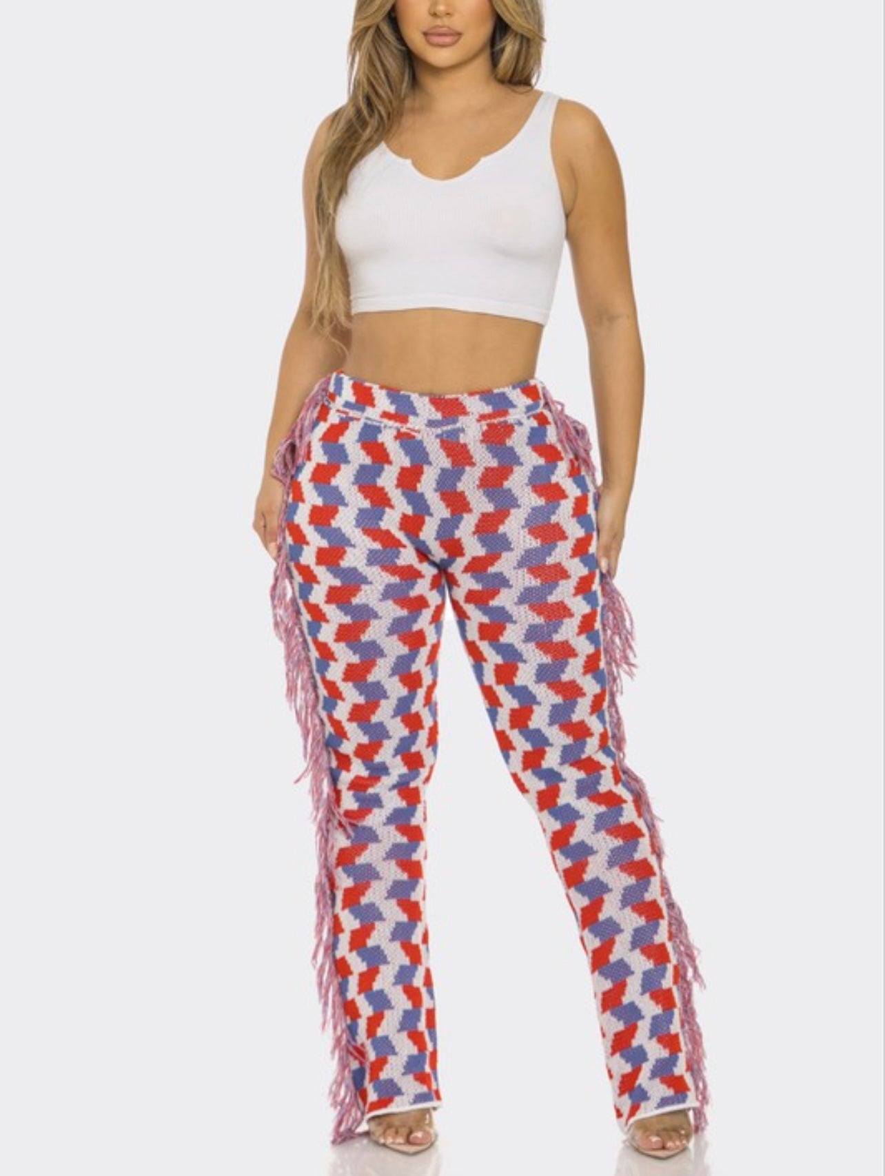 Griselda Baddie Tassel Pants - Baddie Kouture Boutique 