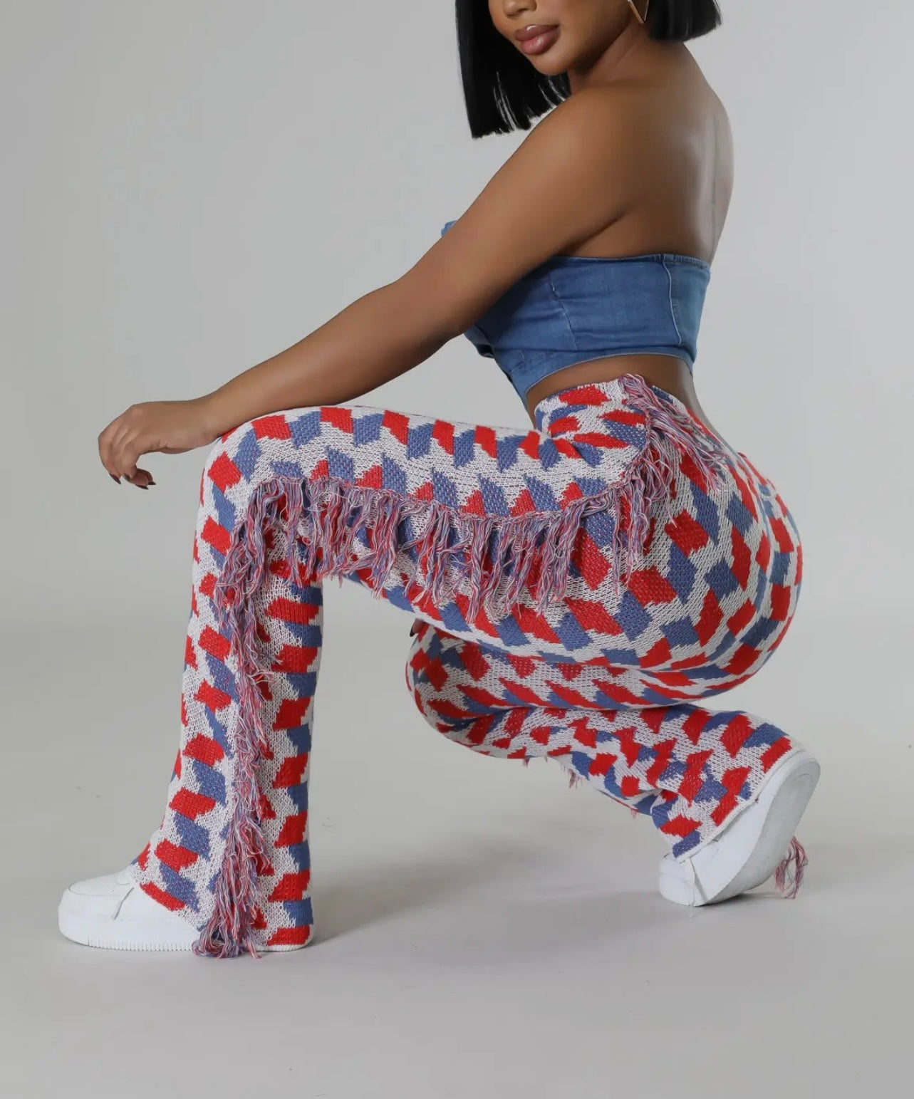 Griselda Baddie Tassel Pants - Baddie Kouture Boutique 