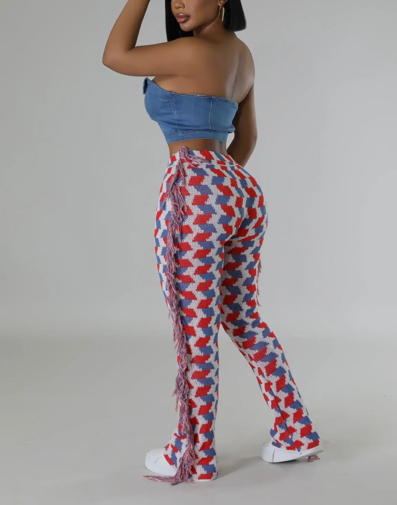 Griselda Baddie Tassel Pants - Baddie Kouture Boutique 