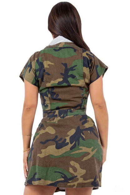 Camo Baddie Skirt Set - Baddie Kouture Boutique 