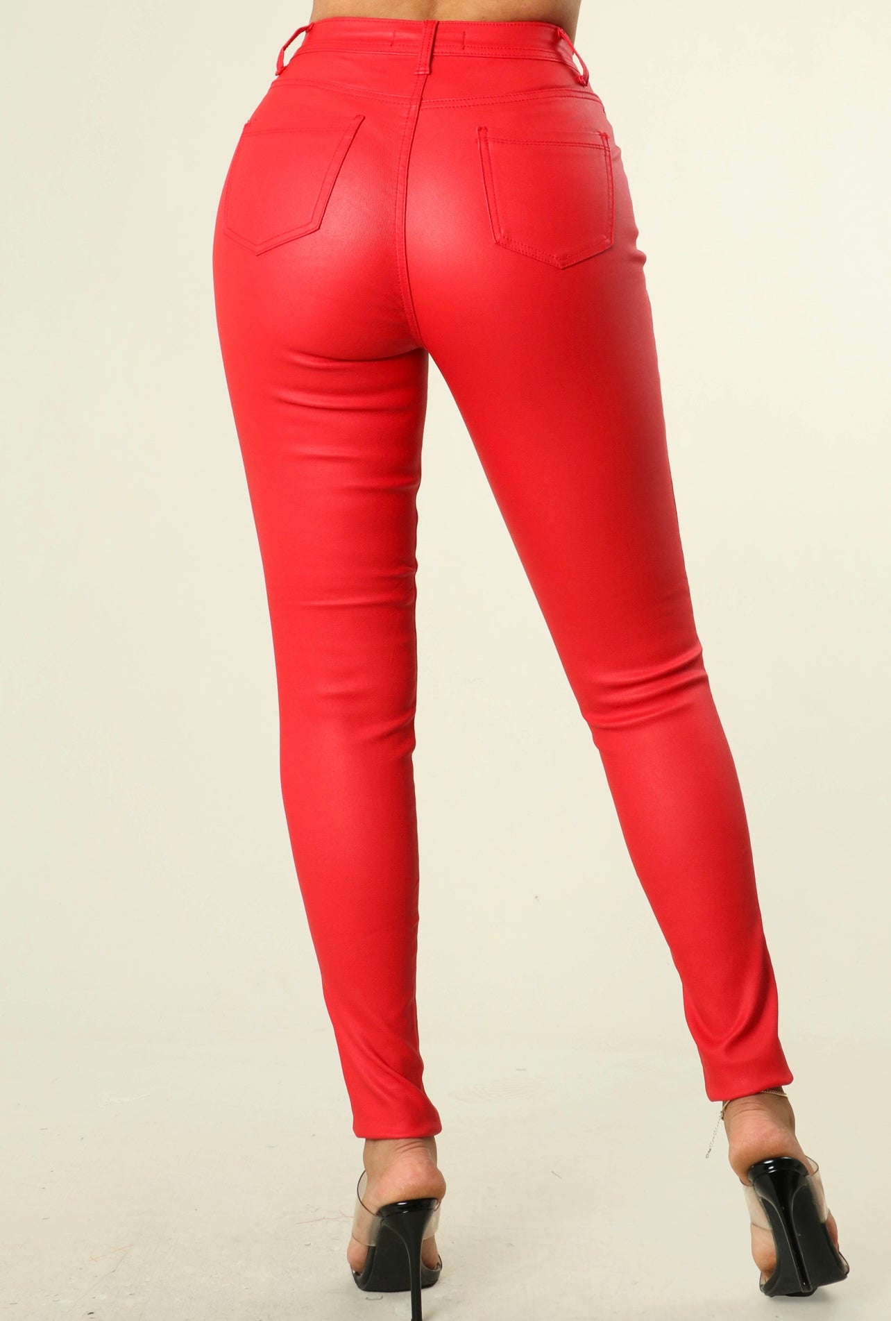 Ms. Red Baddie Pants - Baddie Kouture Boutique 