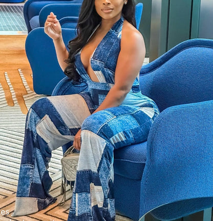 Baddie Denim Jumpsuit - Baddie Kouture Boutique 