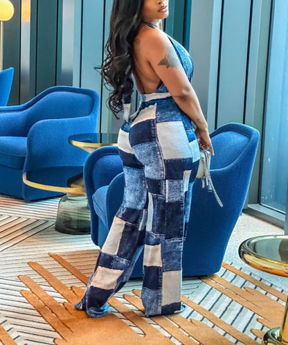 Baddie Denim Jumpsuit product photo