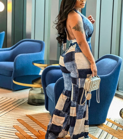 Baddie Denim Jumpsuit product photo