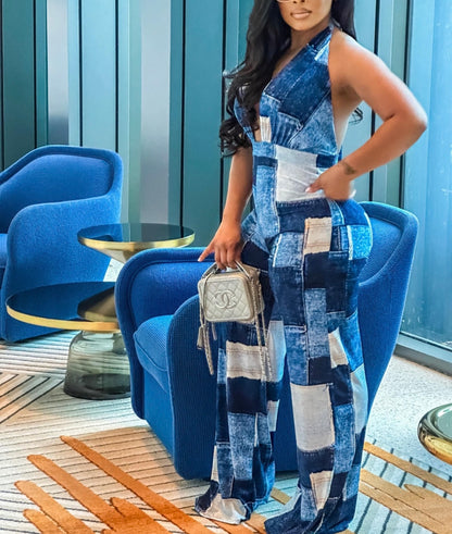 Baddie Denim Jumpsuit - Baddie Kouture Boutique 