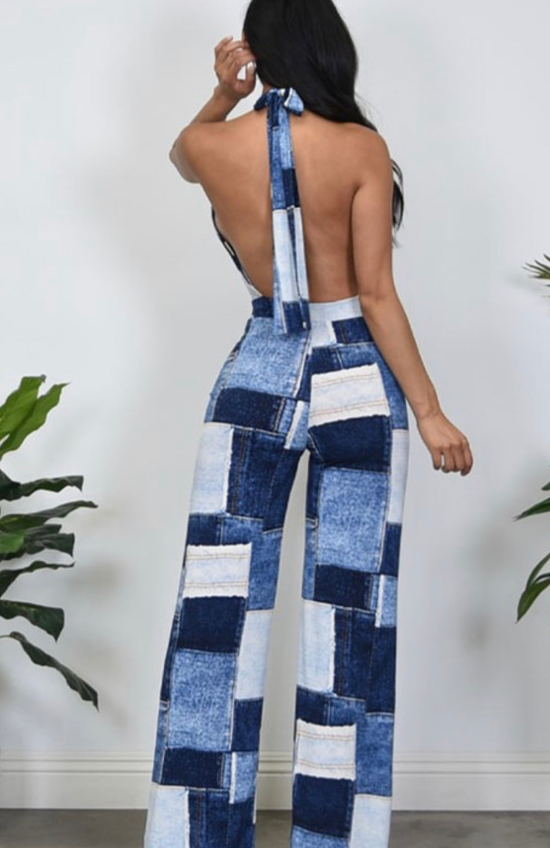 Baddie Denim Jumpsuit product photo