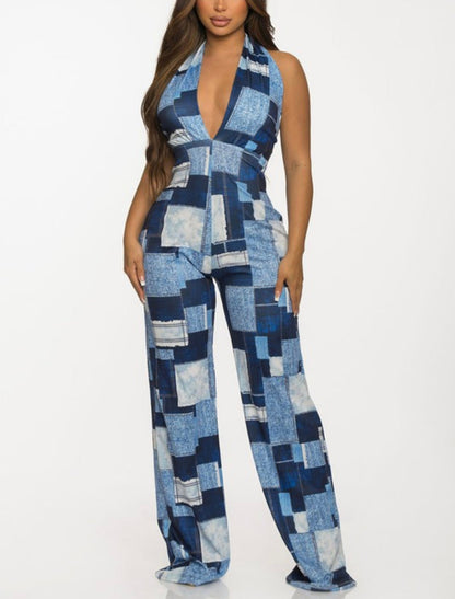 Baddie Denim Jumpsuit product photo