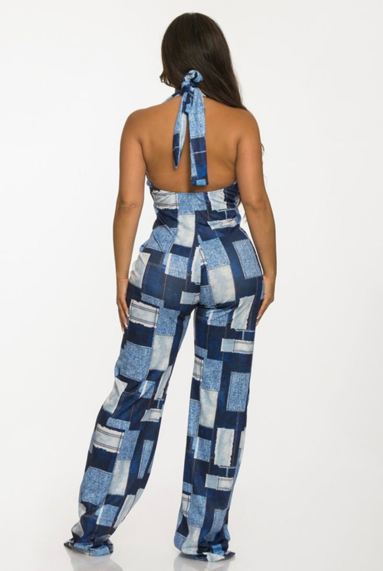 Baddie Denim Jumpsuit product photo