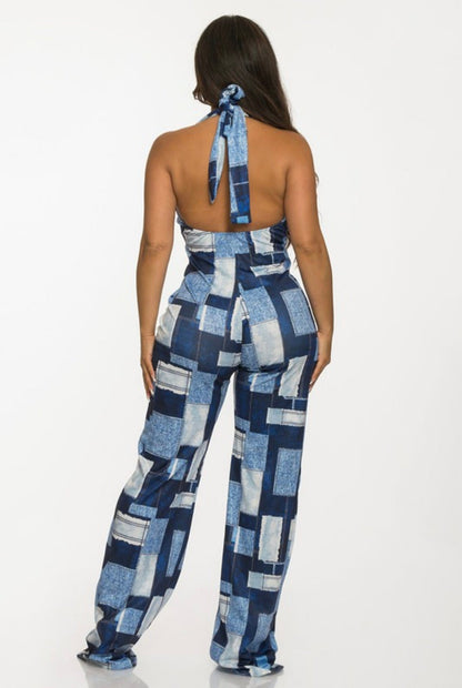 Baddie Denim Jumpsuit product photo