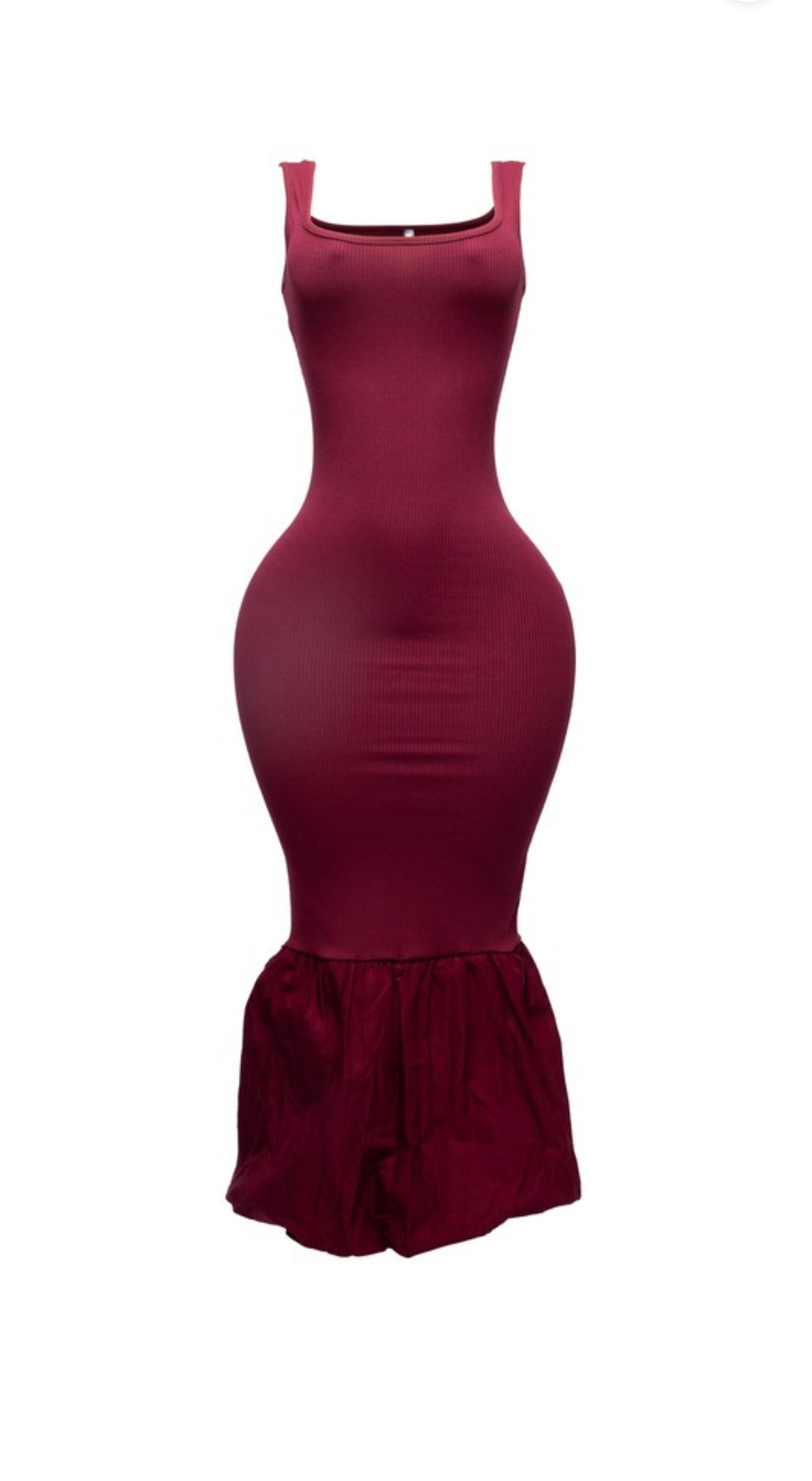 Mermaid Baddie Bubble Dress - Baddie Kouture Boutique 
