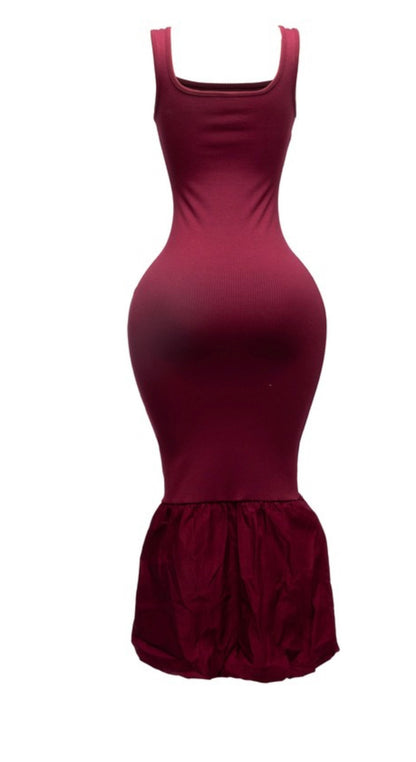 Mermaid Baddie Bubble Dress - Baddie Kouture Boutique 