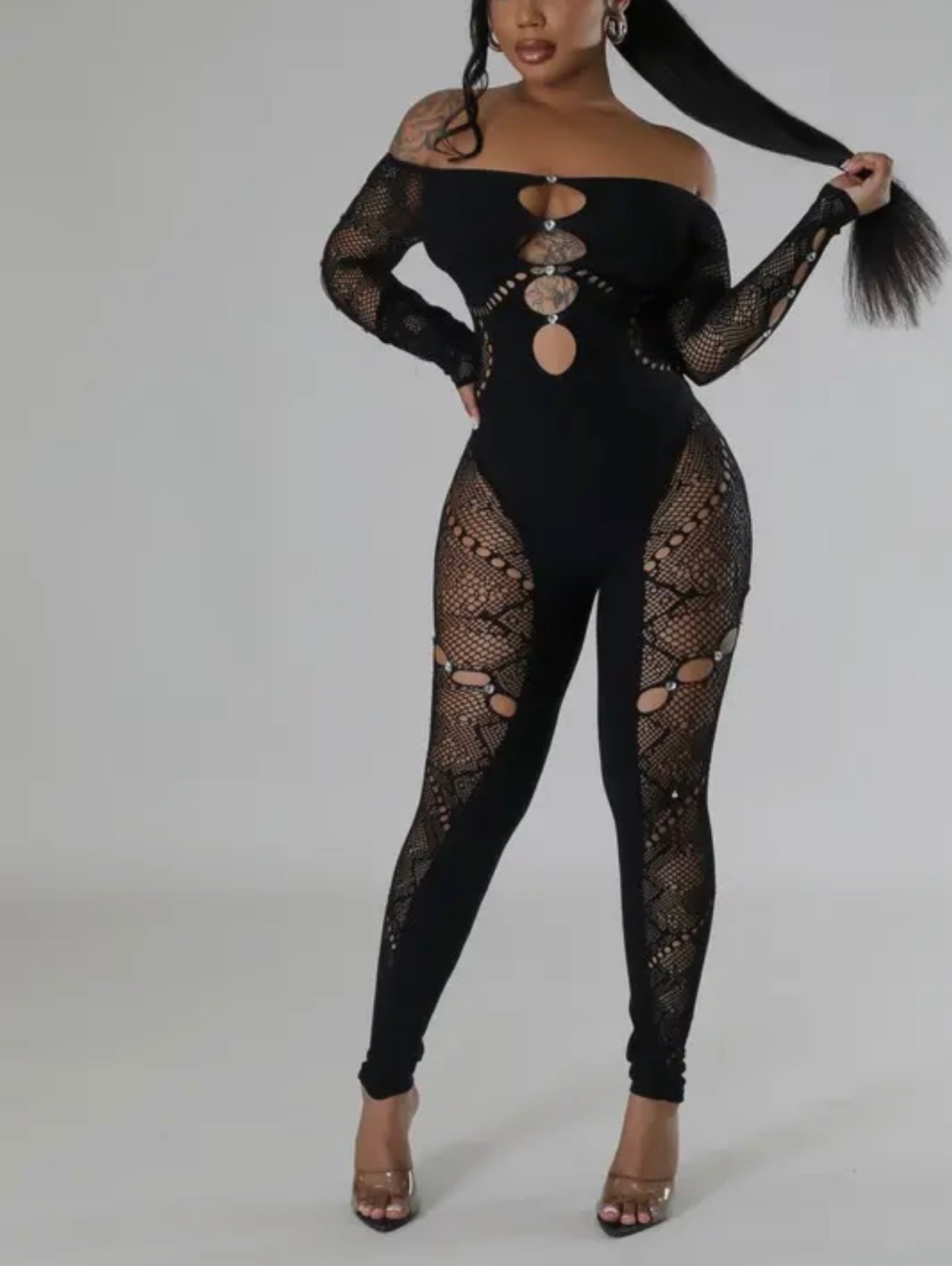 Netta Baddie Romper - Baddie Kouture Boutique 