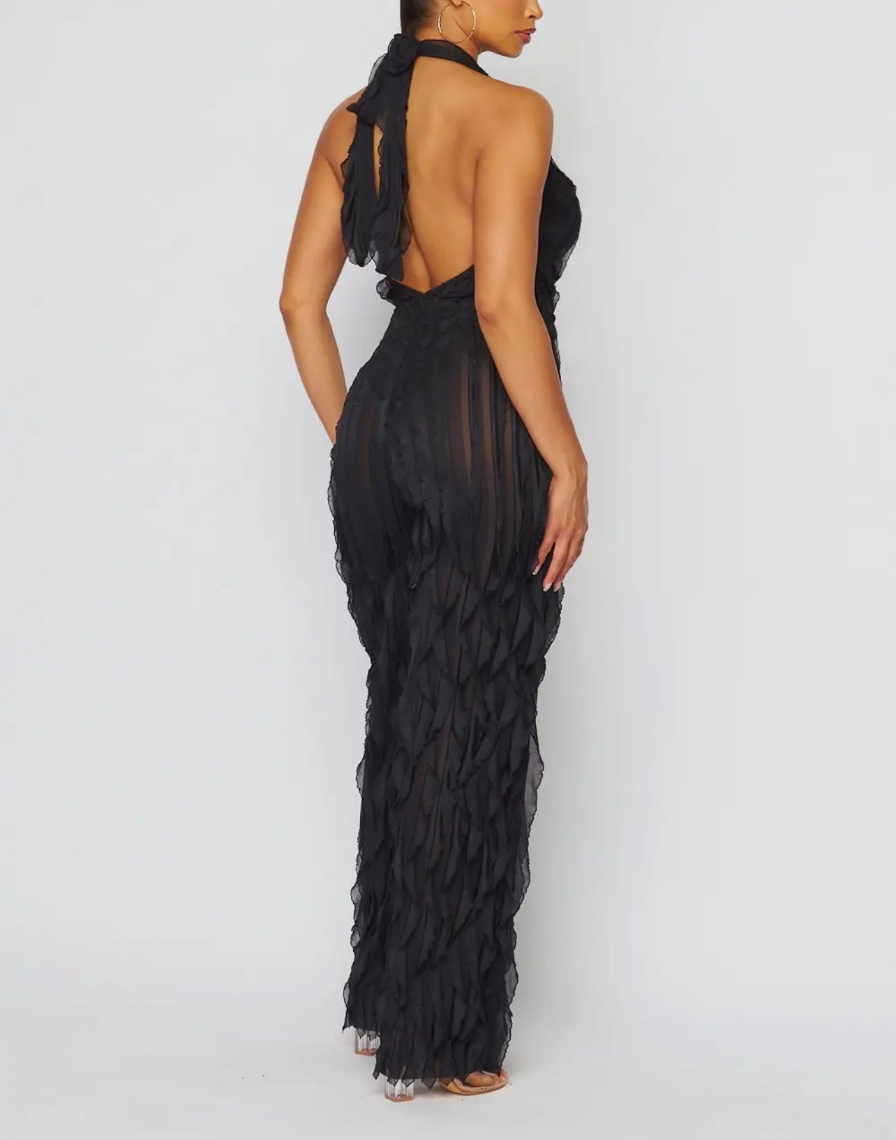 All Ruffled Up Baddie Jumpsuit - Baddie Kouture Boutique 