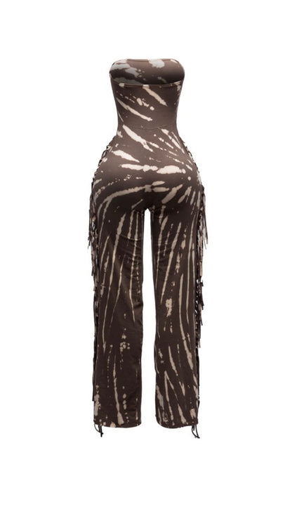 Dianna Tye Dye Baddie Jumpsuit - Baddie Kouture Boutique 