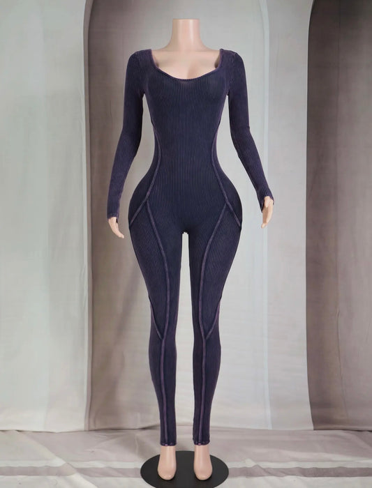 Purple Rain Baddie Jumpsuit - Baddie Kouture Boutique 