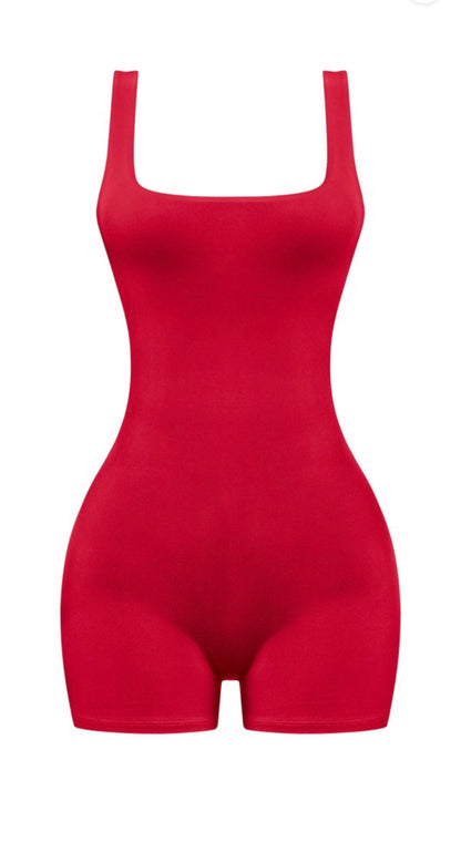 Ruby Kissed Baddie Romper - Baddie Kouture Boutique 