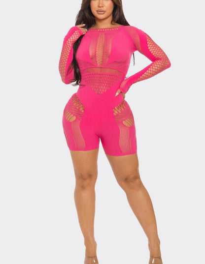 Baddie Side Eye Romper - Baddie Kouture Boutique 