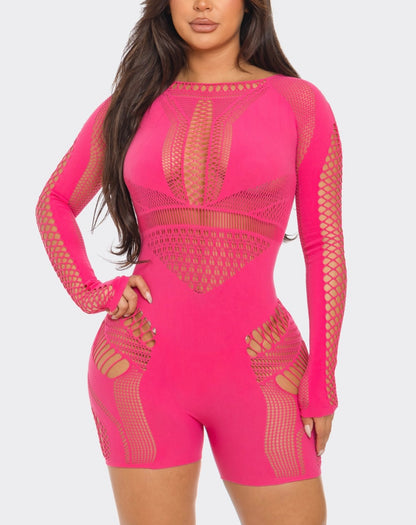 Baddie Side Eye Romper - Baddie Kouture Boutique 