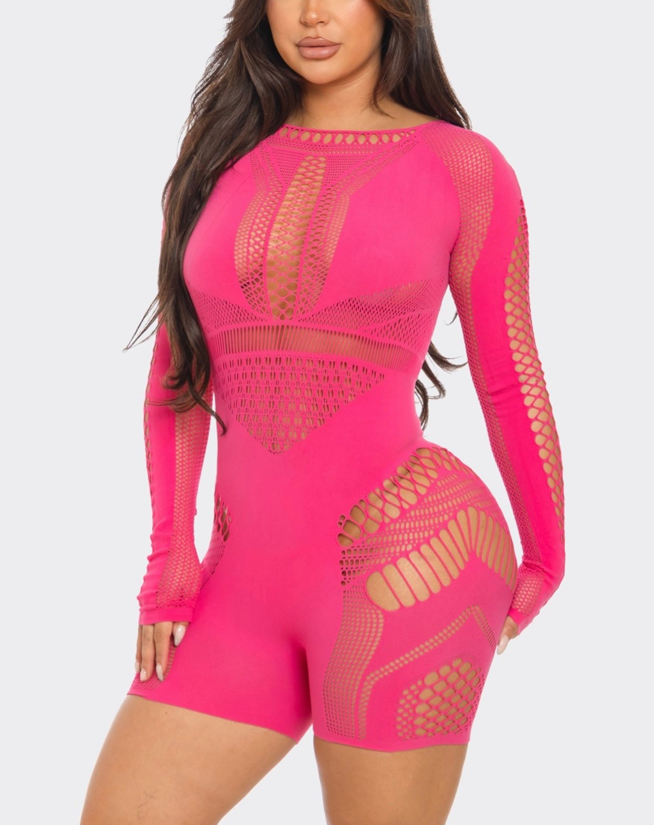 Baddie Side Eye Romper - Baddie Kouture Boutique 