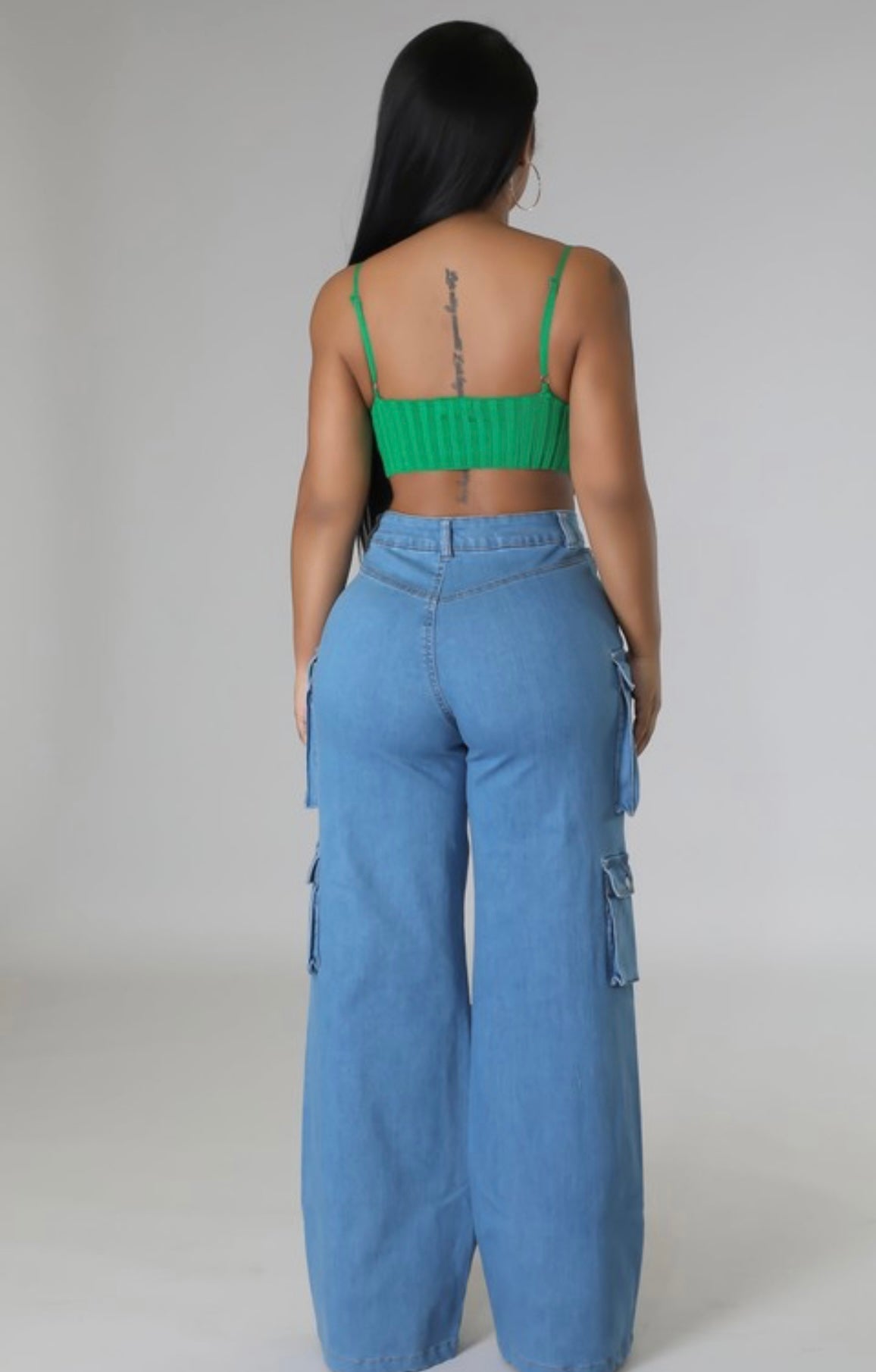 Billie Cargo Baddie Jeans - Baddie Kouture Boutique 