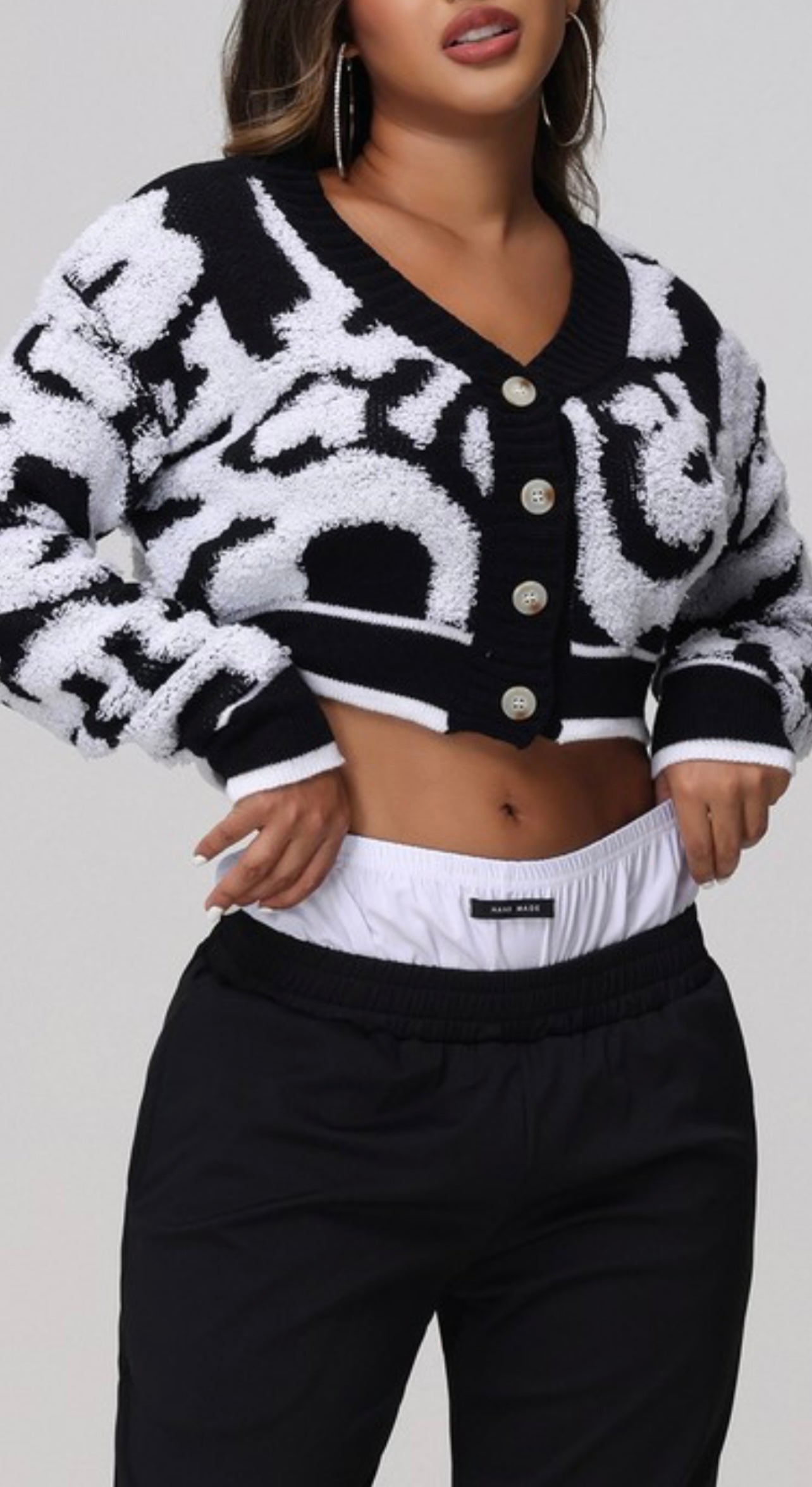 Peppa Baddie Cardigan - Baddie Kouture Boutique 